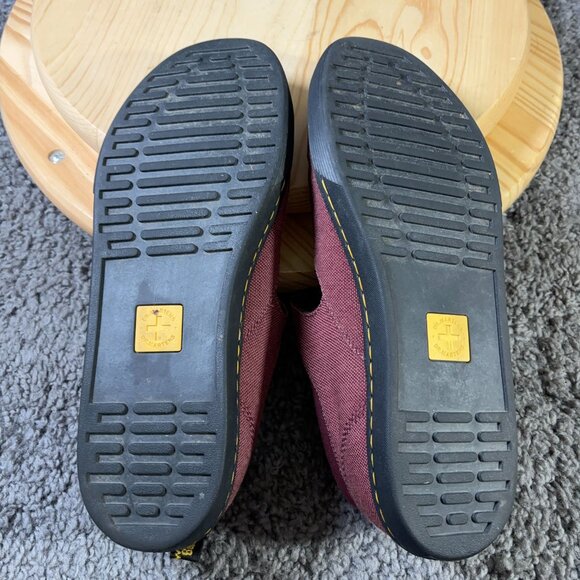 Dr Martens Winona Mary Jane Shoe Womens Size 11 Canvas Red Comfort Sneakers - Picture 8 of 8
